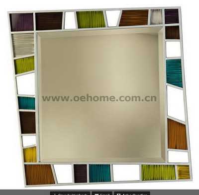 8524 Metal decorative wall mirrors for Hosipitality